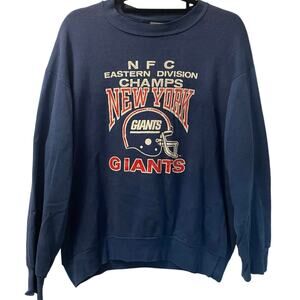 Vintage 80s NFC Eastern Division Champs New York Giants Crewneck Adult XL
